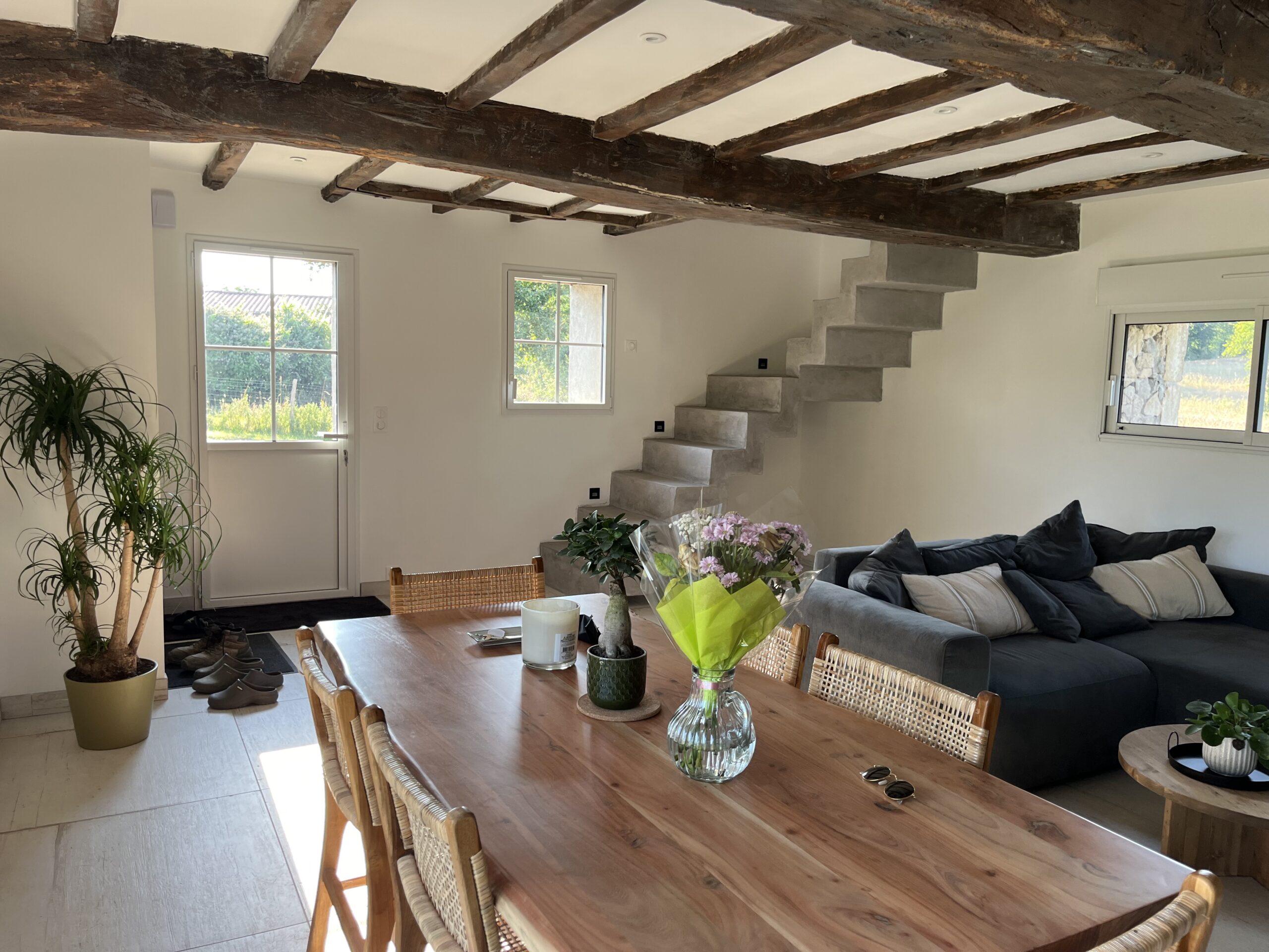 rénovation à Aizenay - salon